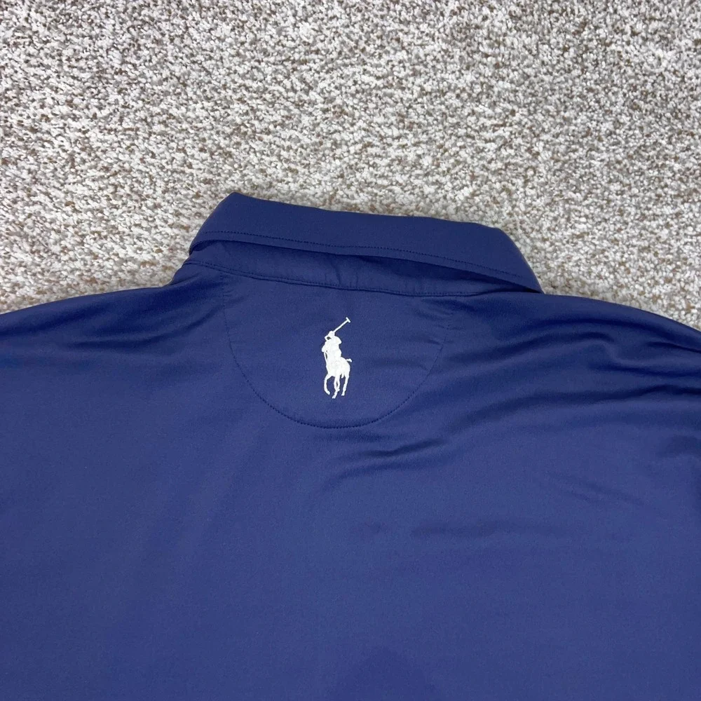 Polo Golf Ralph Lauren Mens Shirt‎ Mens XXL Navy Blue Golf LPGA Championship